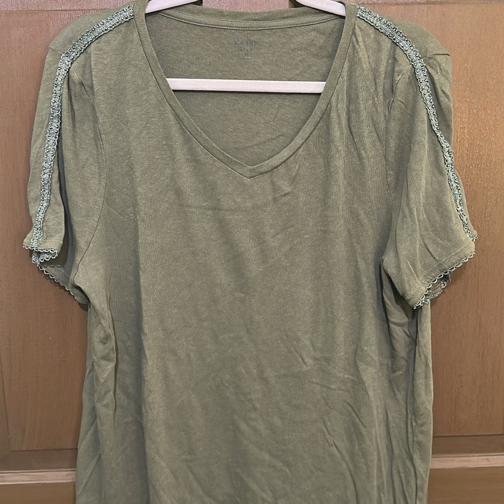 Green Short Sleeve Relaxed Tee